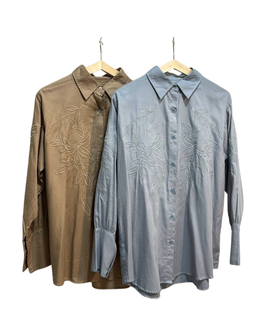 Embroided Twill Shirt