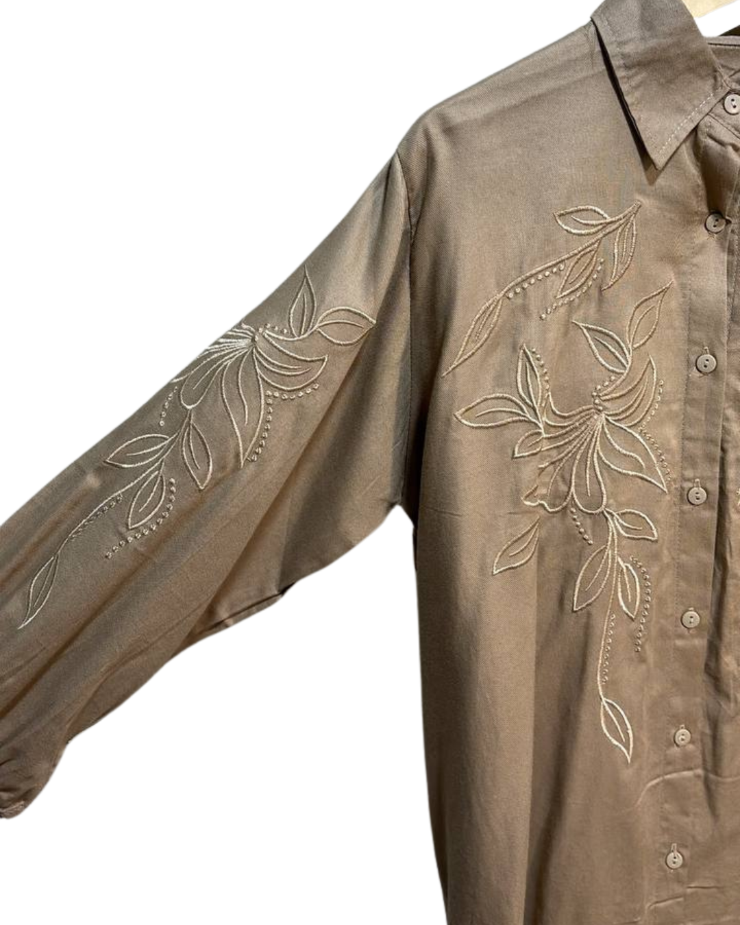 Embroided Twill Shirt